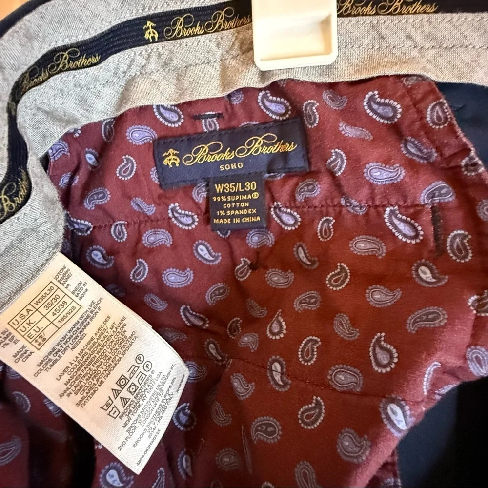 Brooks Brothers Blue Dress Pants Classic Style